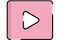 A play button on pink